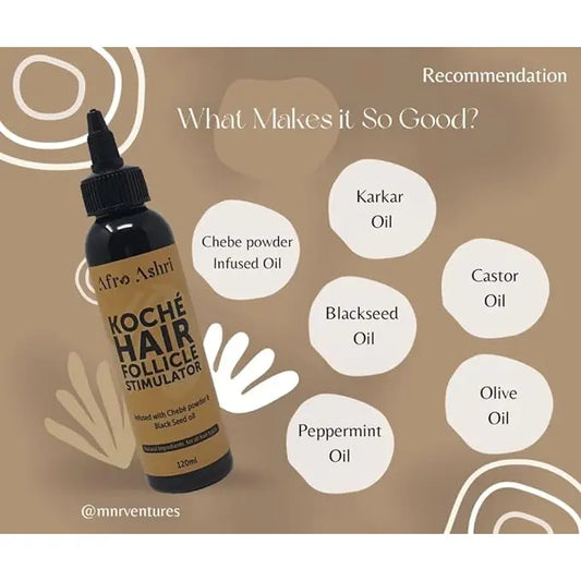 Afro Ashri - Koche Hair Follicle Stimulator With Chebe