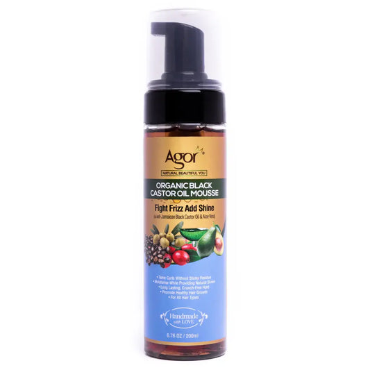 Agor organic - Organic Black Castor Oil Hair Mousse