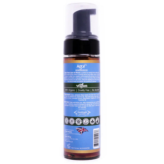 Agor organic - Organic Black Castor Oil Hair Mousse