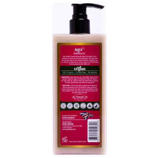 Agor organic - Organic Flaxseed Styling Gel
