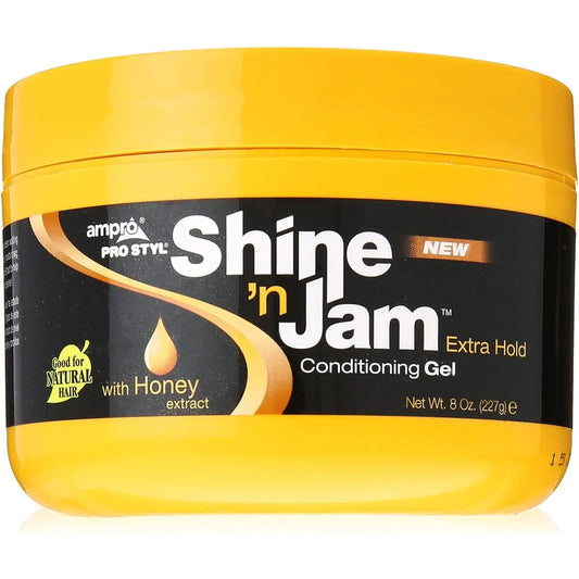 Ampro - Shine N Jam Conditioning Hair Gel Extra Hold - 8oz