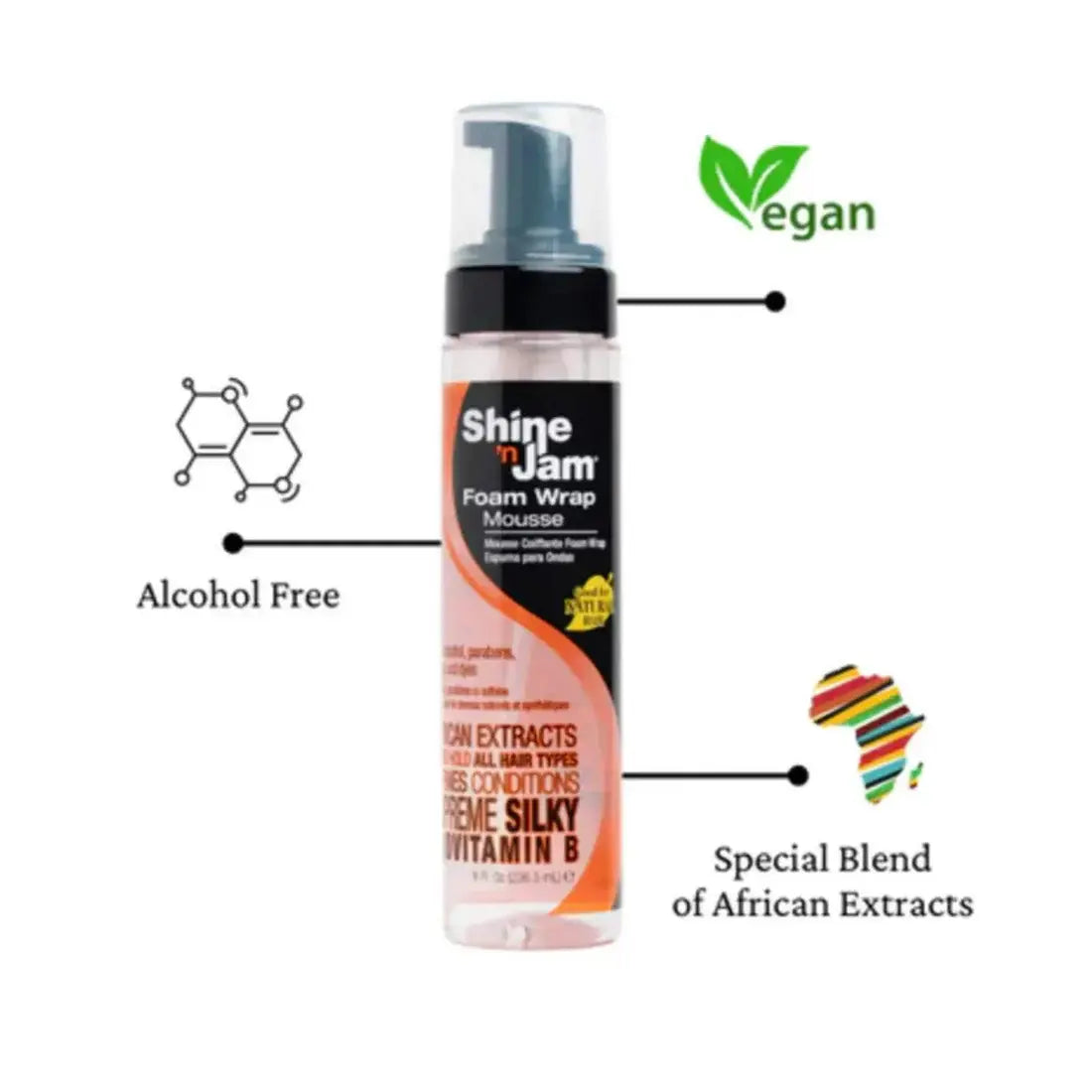 Ampro - Shine N Jam Supreme Foam Wrap Mousse