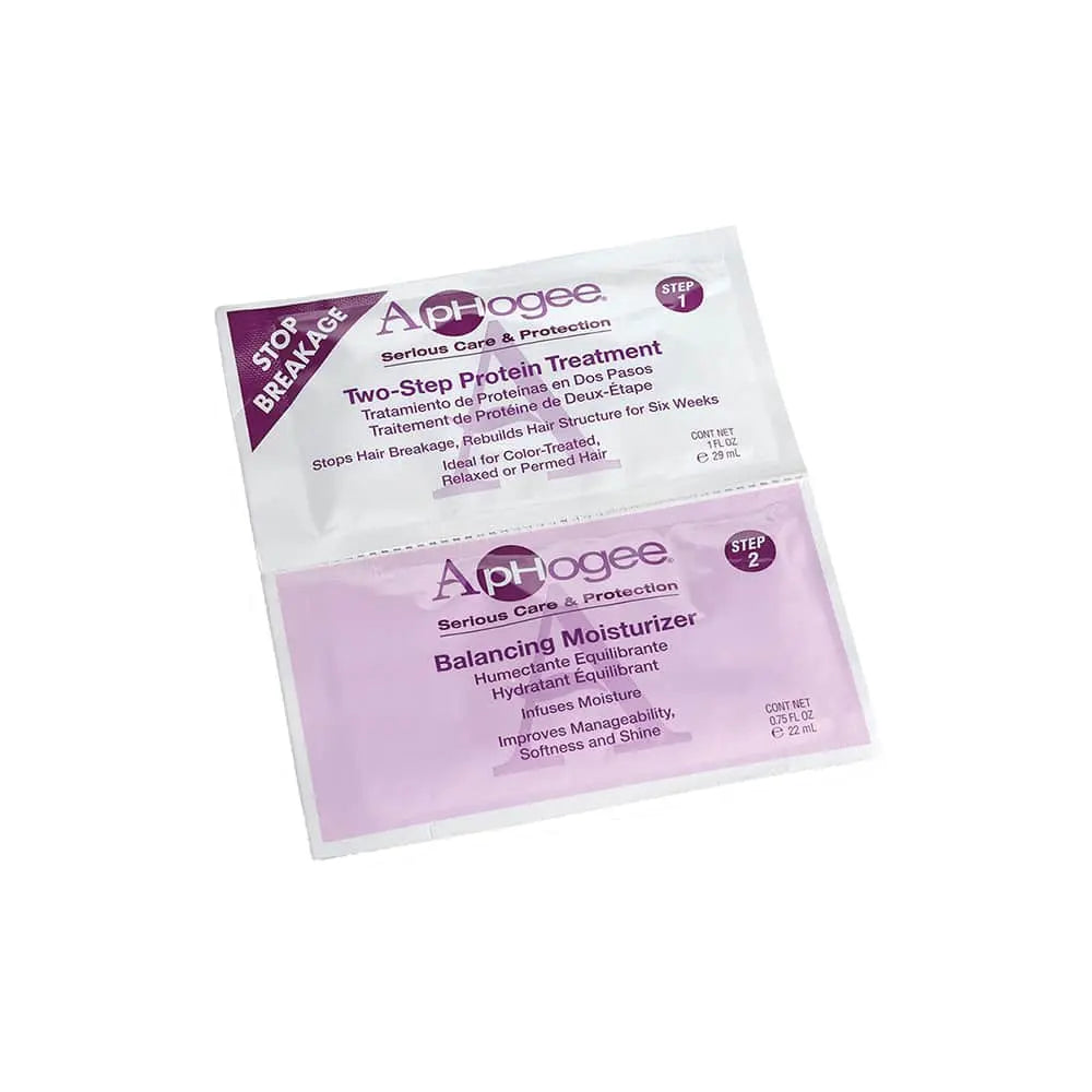 Aphogee - Two-Step Treatment/ Balancing Moisturizer Duo Packette