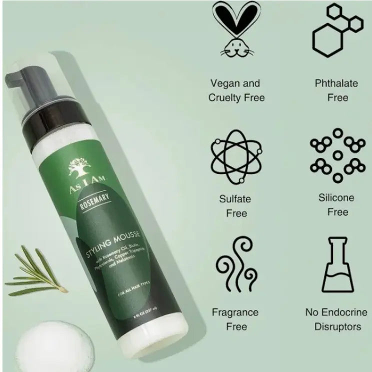 As I Am - Rosemary Styling Mousse