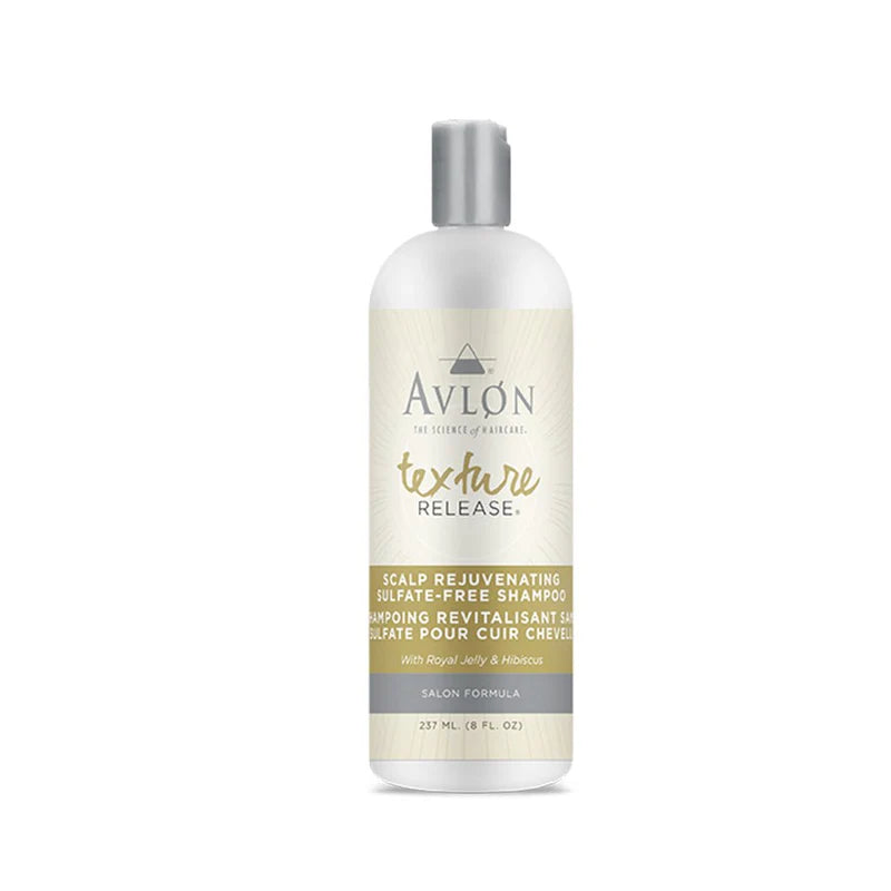 Avlon Texture Release shampoo bottle on a white background