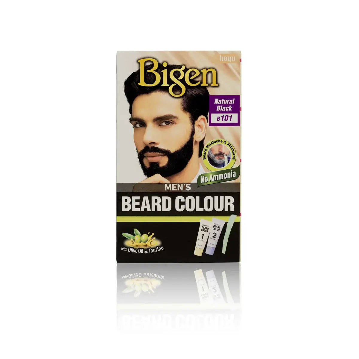 Bigen - Mens Beard Dyes - Natural Black 101