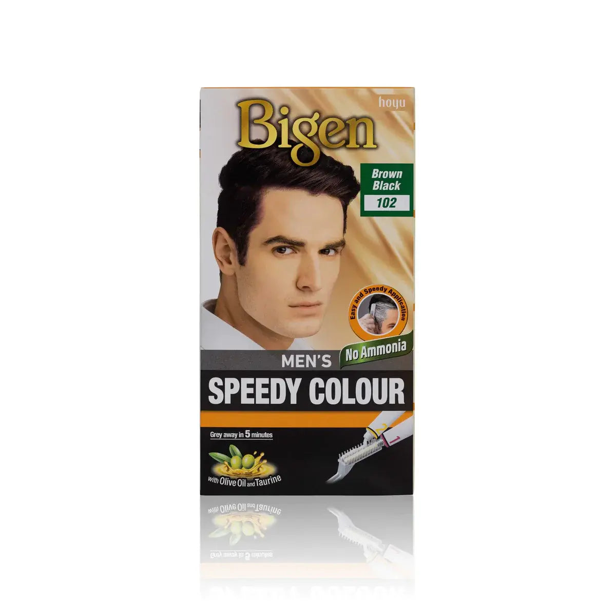 Bigen - Mens Speedy Hair Dye - Brown Black 102