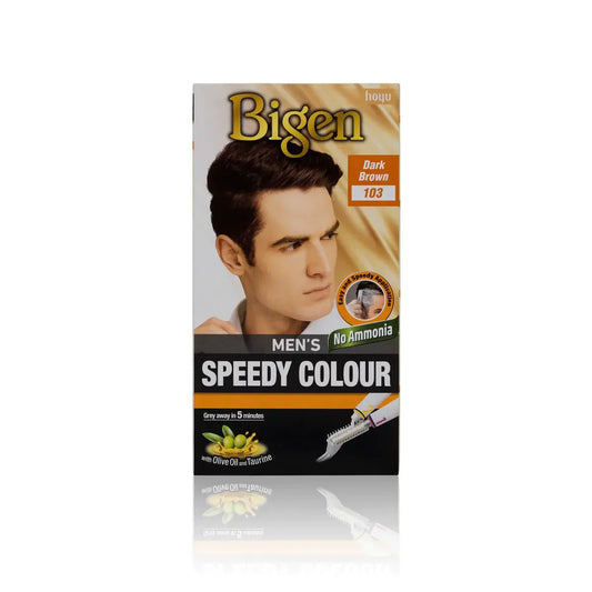 Bigen - Mens Speedy Hair Dye - Dark Brown 103