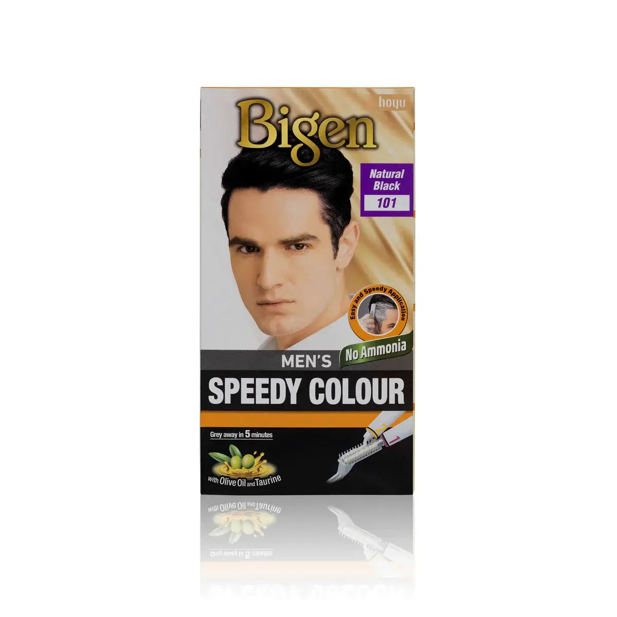 Bigen - Mens Speedy Hair Dye - Natural Black 101
