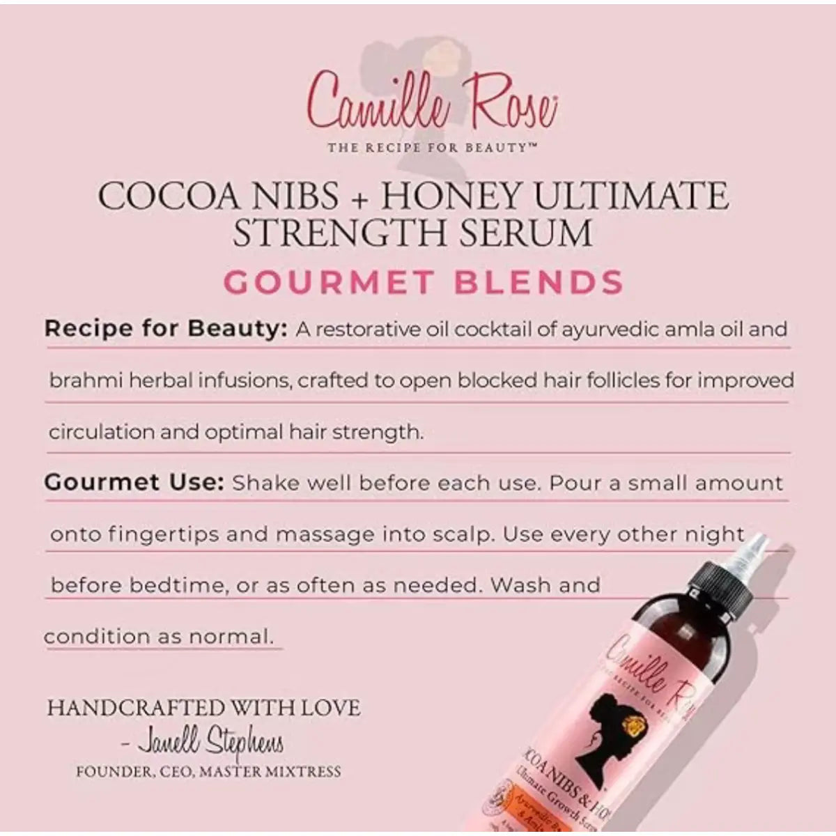 Camille Rose - Cocoa Nibs And Honey Ultimate Strength Serum
