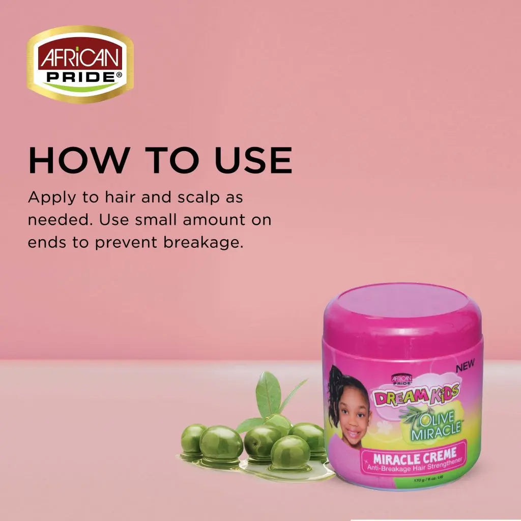 Charlies Hair & Beauty - African Pride Dream Kids Olive Miracle Cream