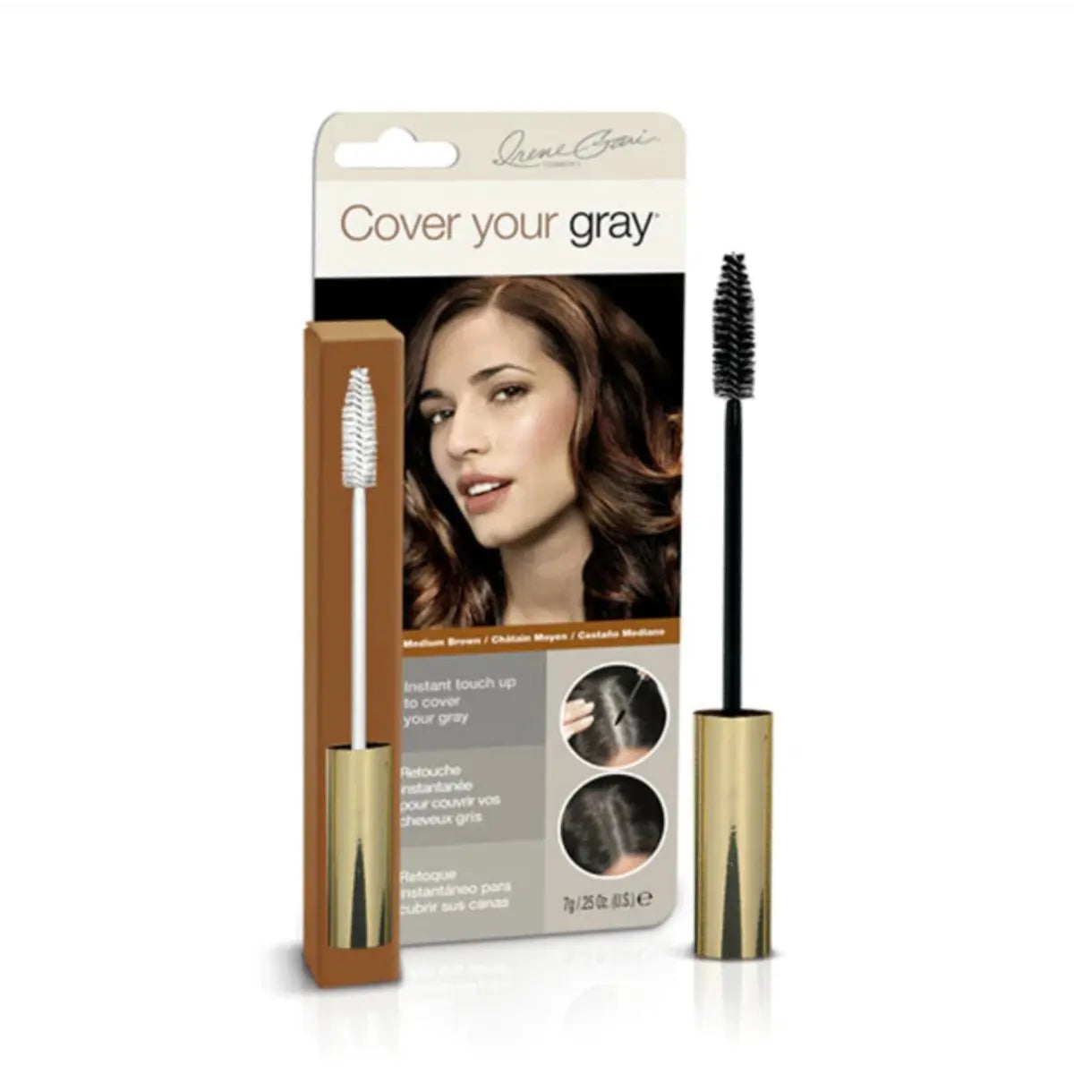 Cover Your Grey - Brush-In Wand - Medium Brown