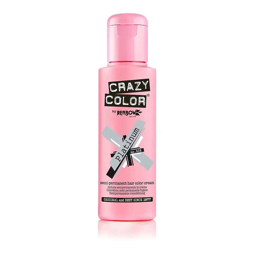 Crazy Color - Semi Permanent Hair Cream - 028 Platinum