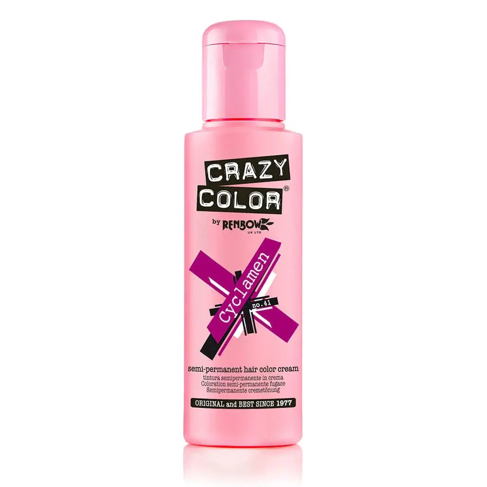 Crazy Color - Semi Permanent Hair Cream - 41 Cyclamen