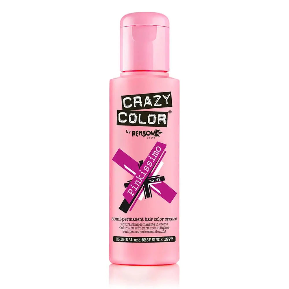 Crazy Color - Semi Permanent Hair Cream - 42 Pinkissimo