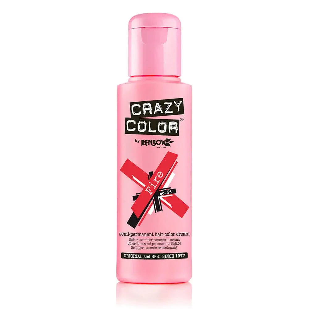 Crazy Color - Semi Permanent Hair Cream - 56 Fire