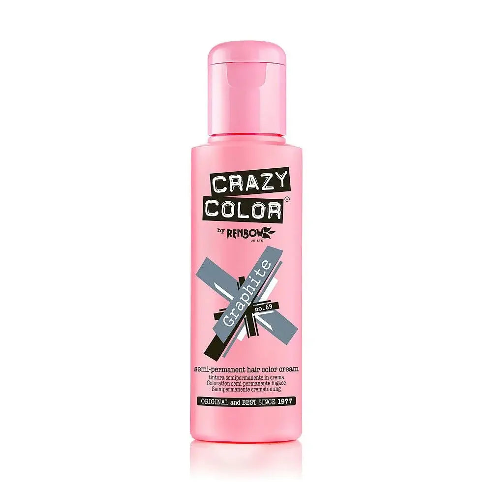 Crazy Color - Semi Permanent Hair Cream - 69 Graphite