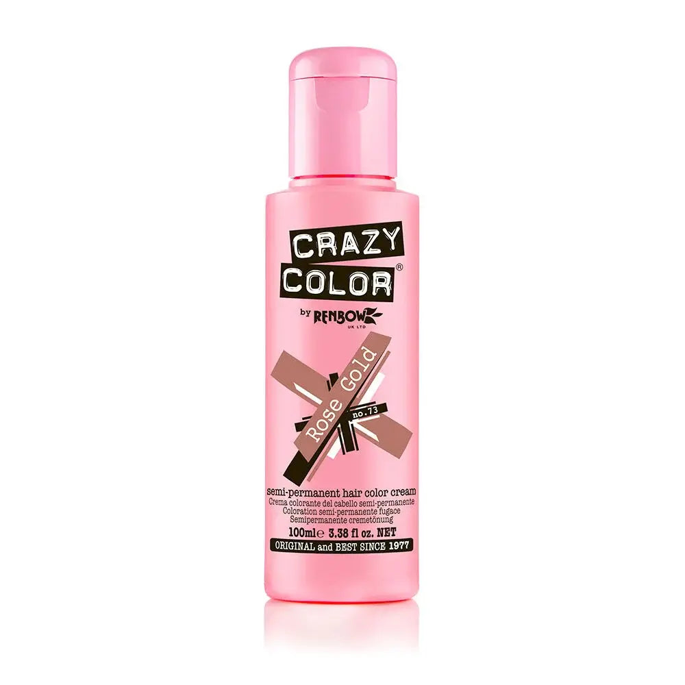 Crazy Color - Semi Permanent Hair Cream - 73 Rose Gold