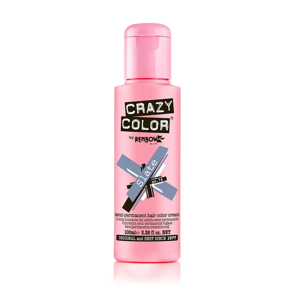 Crazy Color - Semi Permanent Hair Cream - 74 Slate