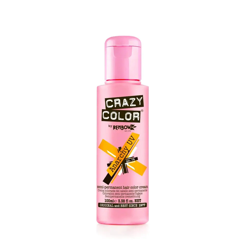 Crazy Color - Semi Permanent Hair Cream - 76 Anarchy UV