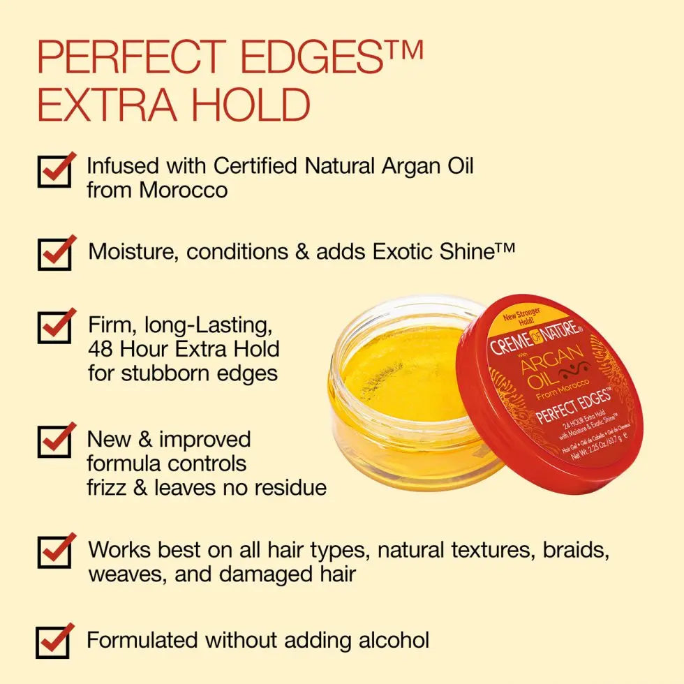 Creme of Nature - Of Argan Oil Perfect Edges Extra Firm Hold