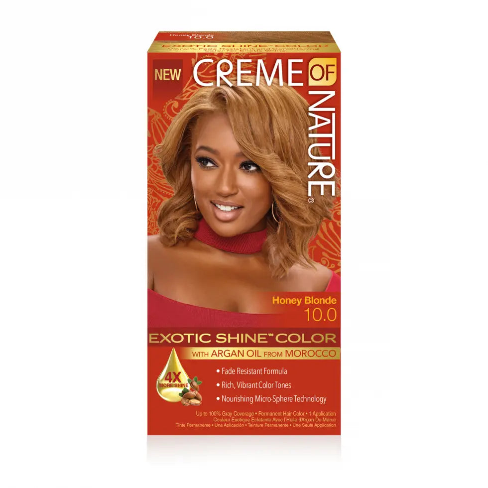 Creme of Nature - Of Exotic Shine™ Hair Colour With Argan Oil From Morocco - 10.0 Honey Blonde