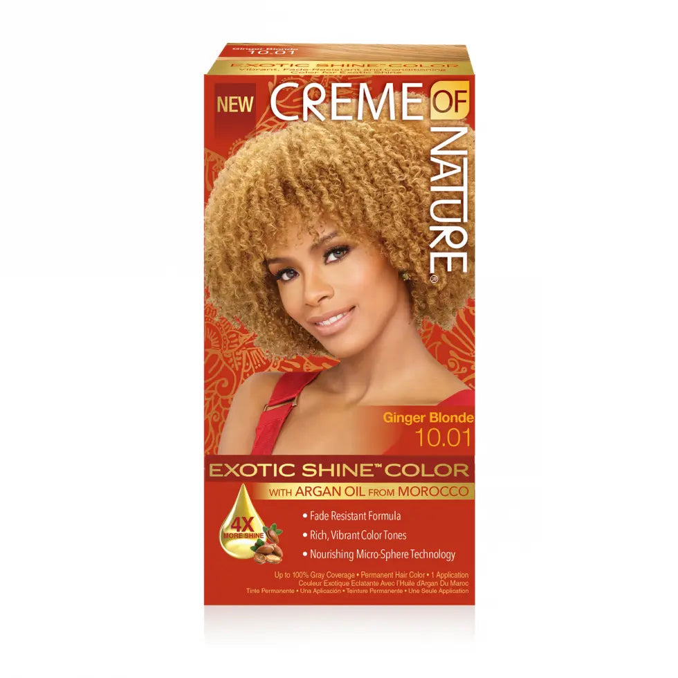 Creme of Nature - Of Exotic Shine™ Hair Colour With Argan Oil From Morocco - 10.01 Ginger Blonde