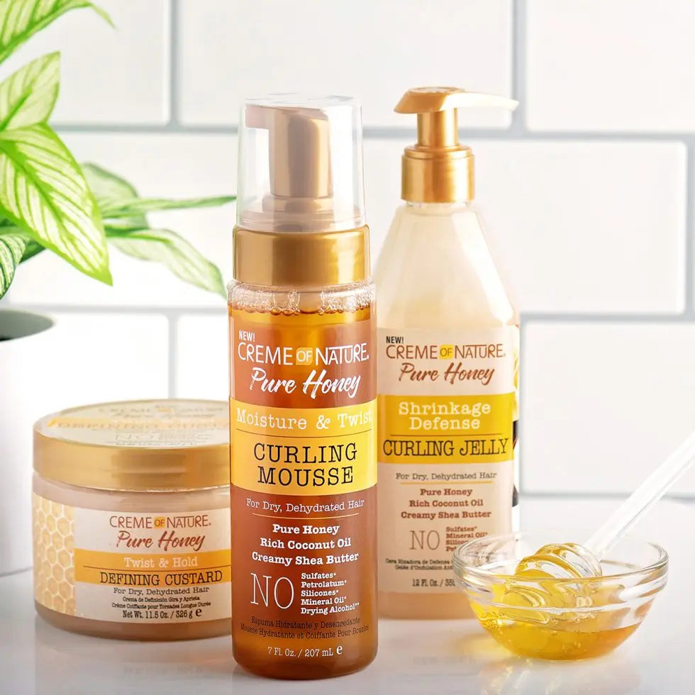 Creme of Nature - Of Pure Honey Moisture & Twist Curling Mousse