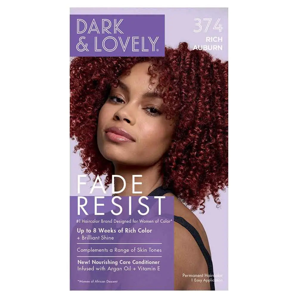 Dark And Lovely - & Fade Resist Rich Conditioning Hair Color - 374 Auburn