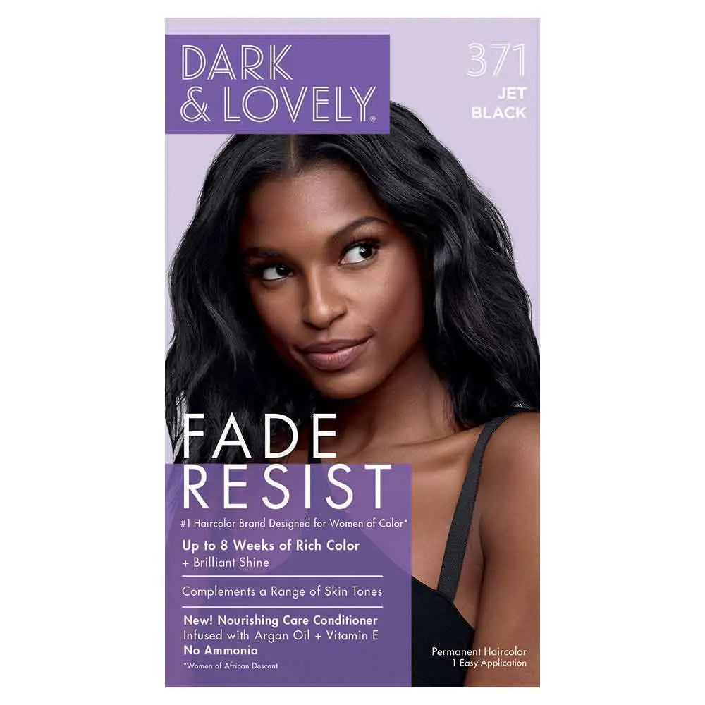 Dark And Lovely - & Fade Resist Rich Conditioning Hair Color - 371 Jet Black