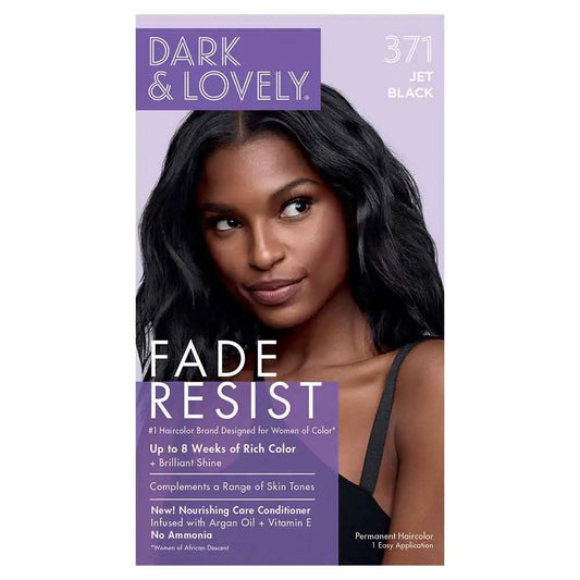 Dark And Lovely - & Fade Resist Rich Conditioning Hair Color - 371 Jet Black