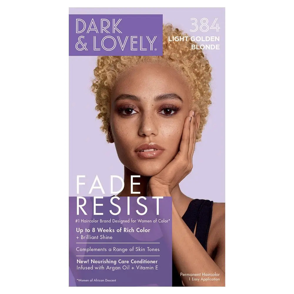 Dark And Lovely - & Fade Resist Rich Conditioning Hair Color - 384 Light Golden Blonde