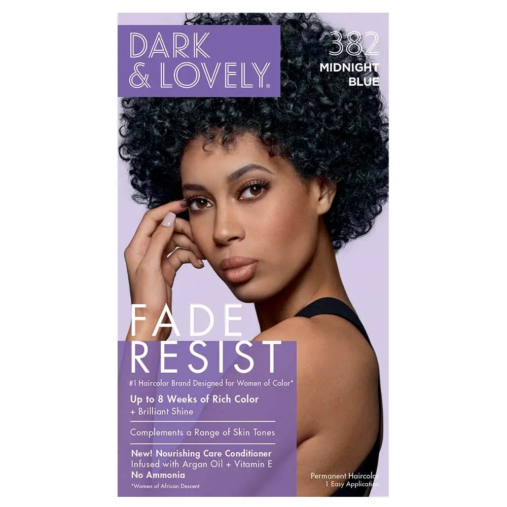 Dark And Lovely - & Fade Resist Rich Conditioning Hair Color - 382 Midnight Blue