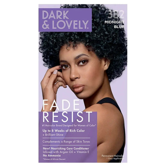 Dark And Lovely - & Fade Resist Rich Conditioning Hair Color - 382 Midnight Blue