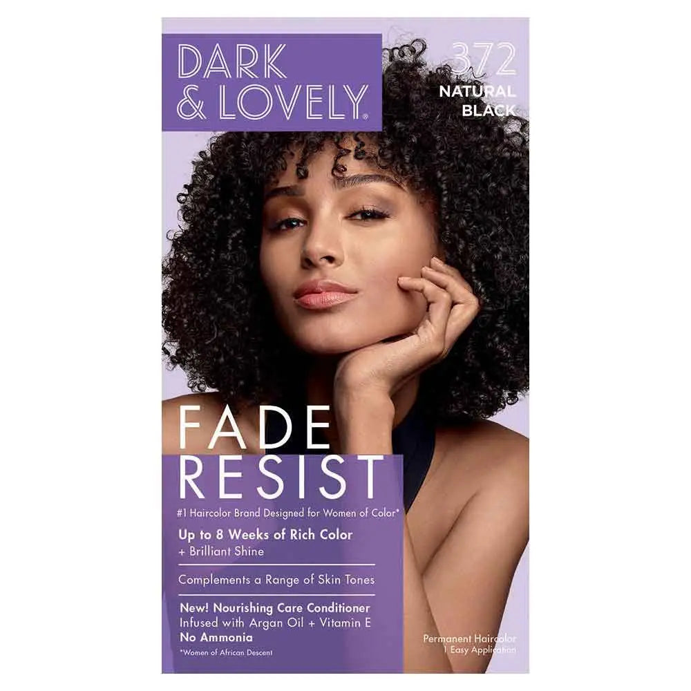 Dark And Lovely - & Fade Resist Rich Conditioning Hair Color - 372 Natural Black
