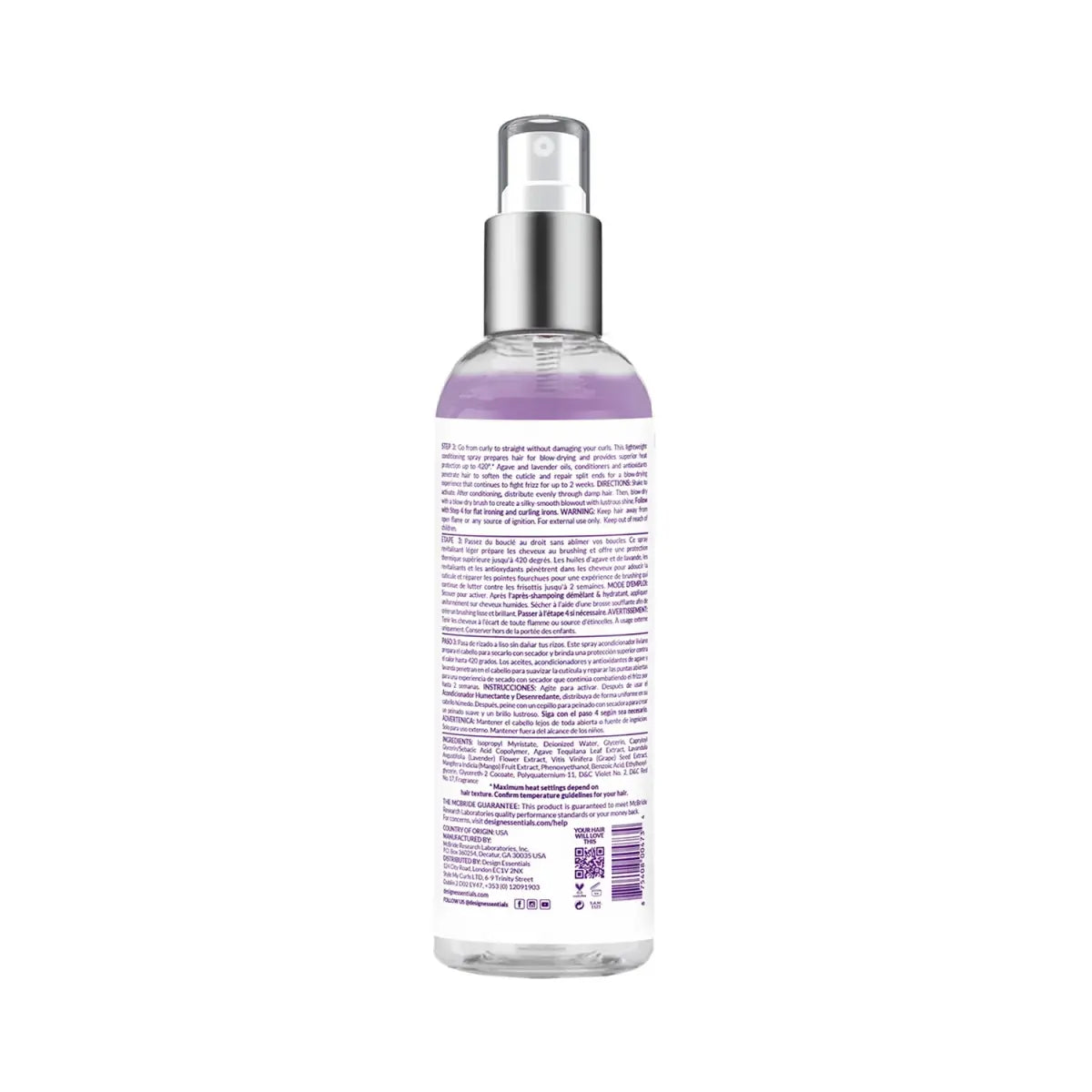 Design Essentials - Agave & Lavender Blow Dry Heat Shield