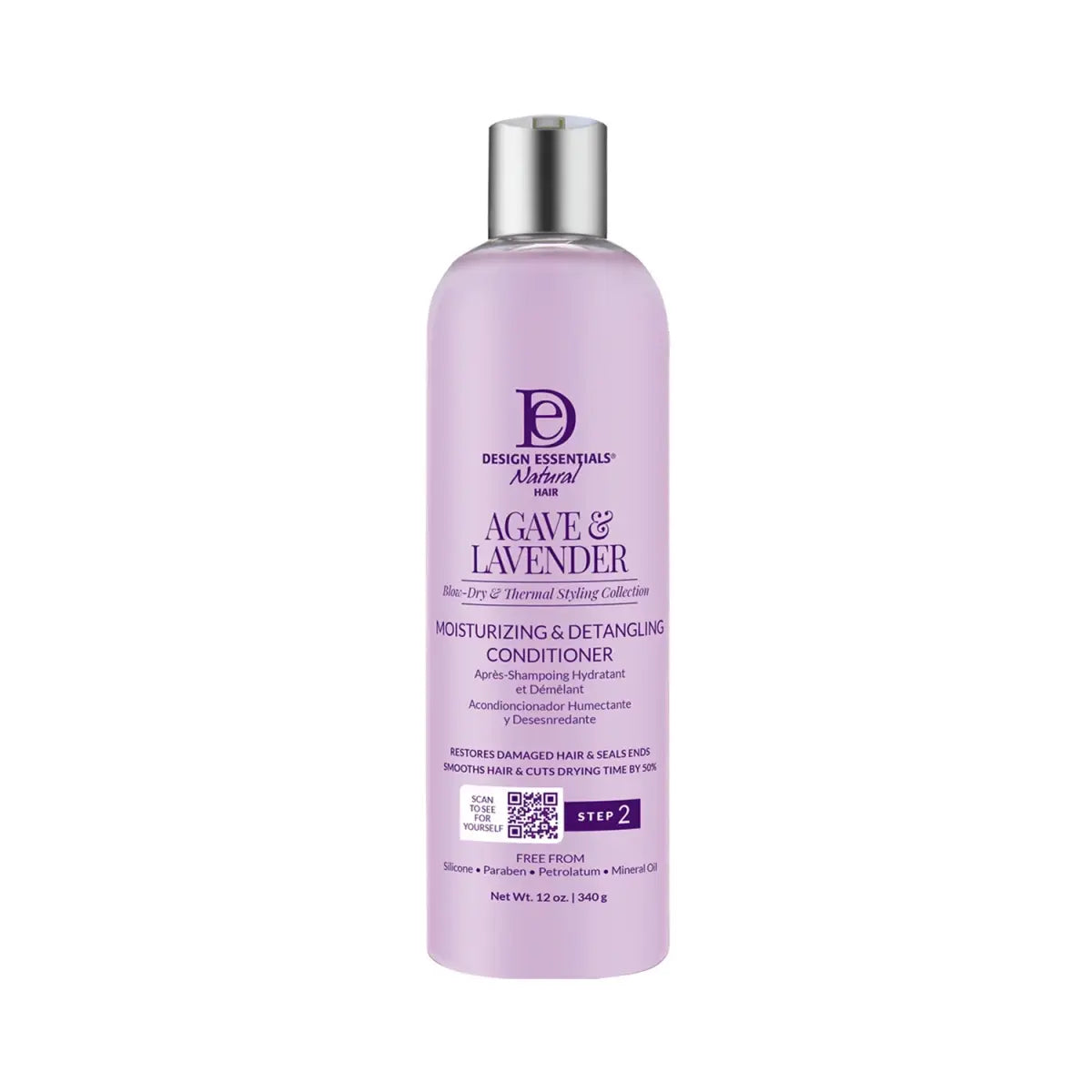 Design Essentials - Agave & Lavender Moisturizing Detangling Conditioner