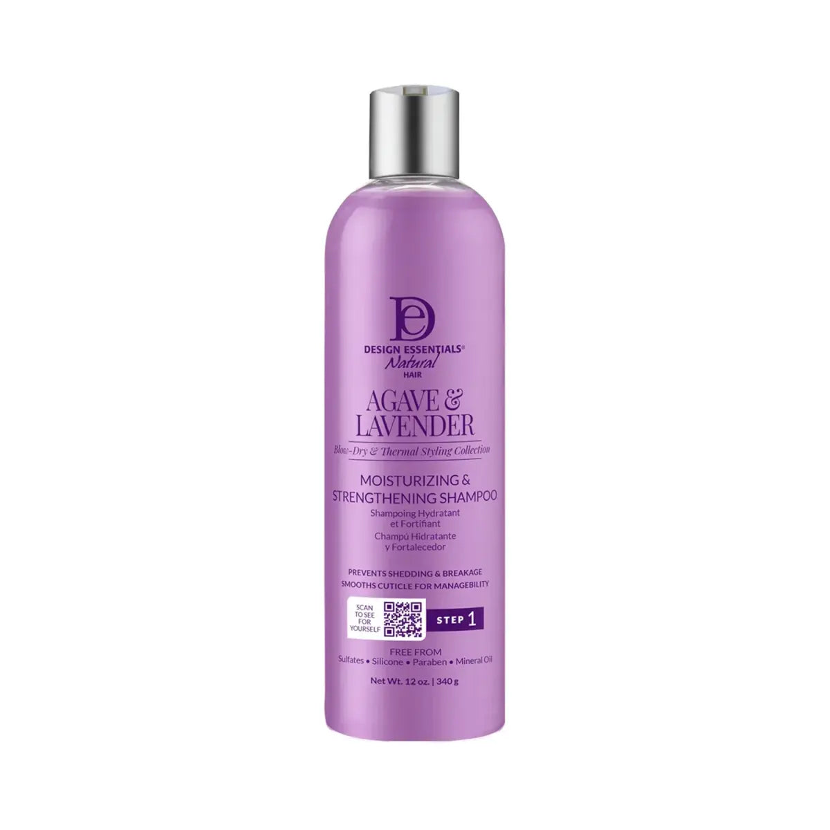 Design Essentials - Agave & Lavender Moisturizing Strengthening Shampoo