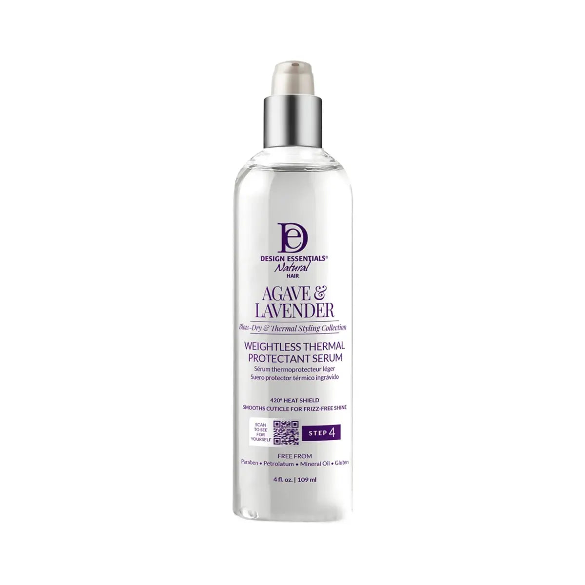 Design Essentials - Agave & Lavender Weightless Thermal Protectant Serum