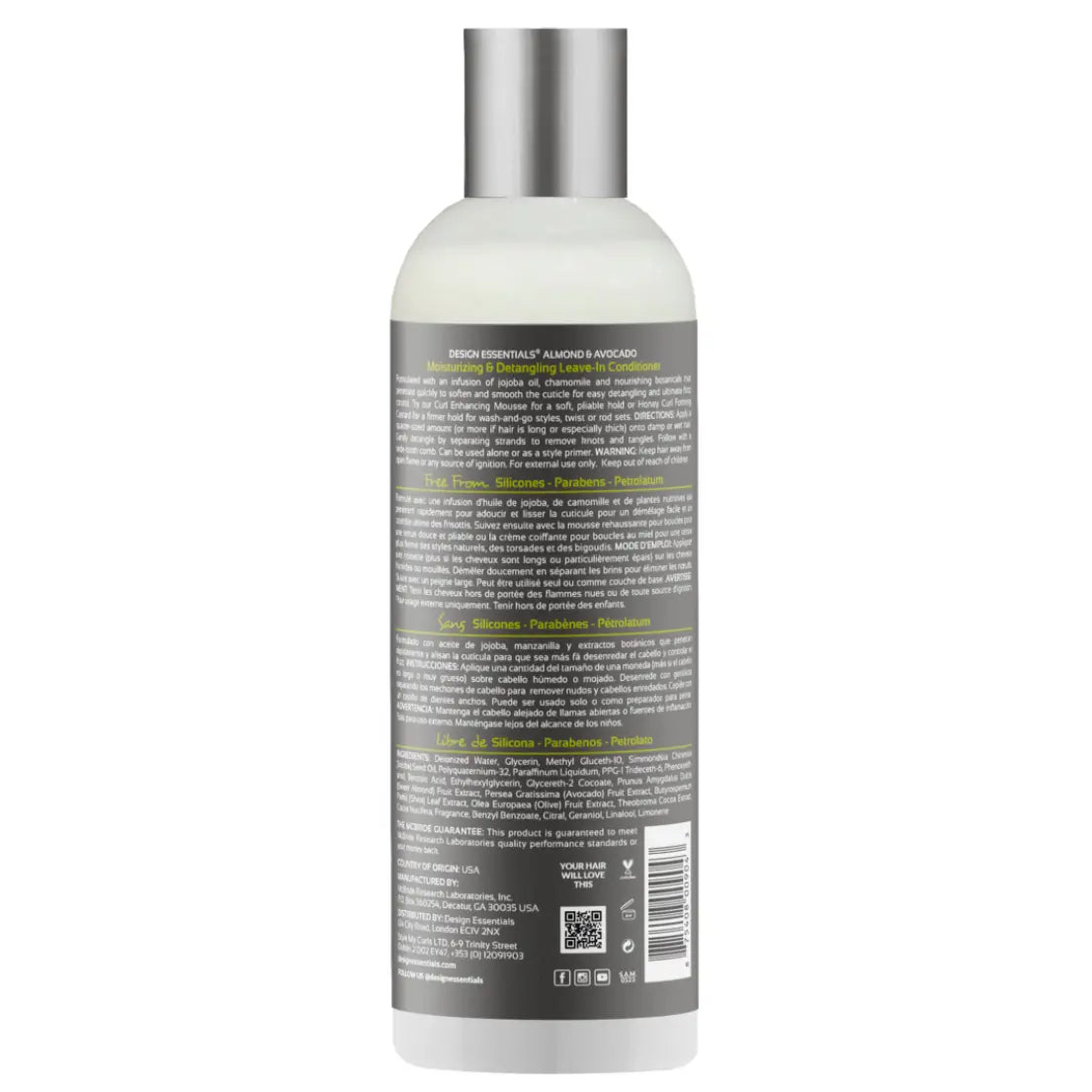 Design Essentials - Almond & Avocado Detangling Leave-In Conditioner