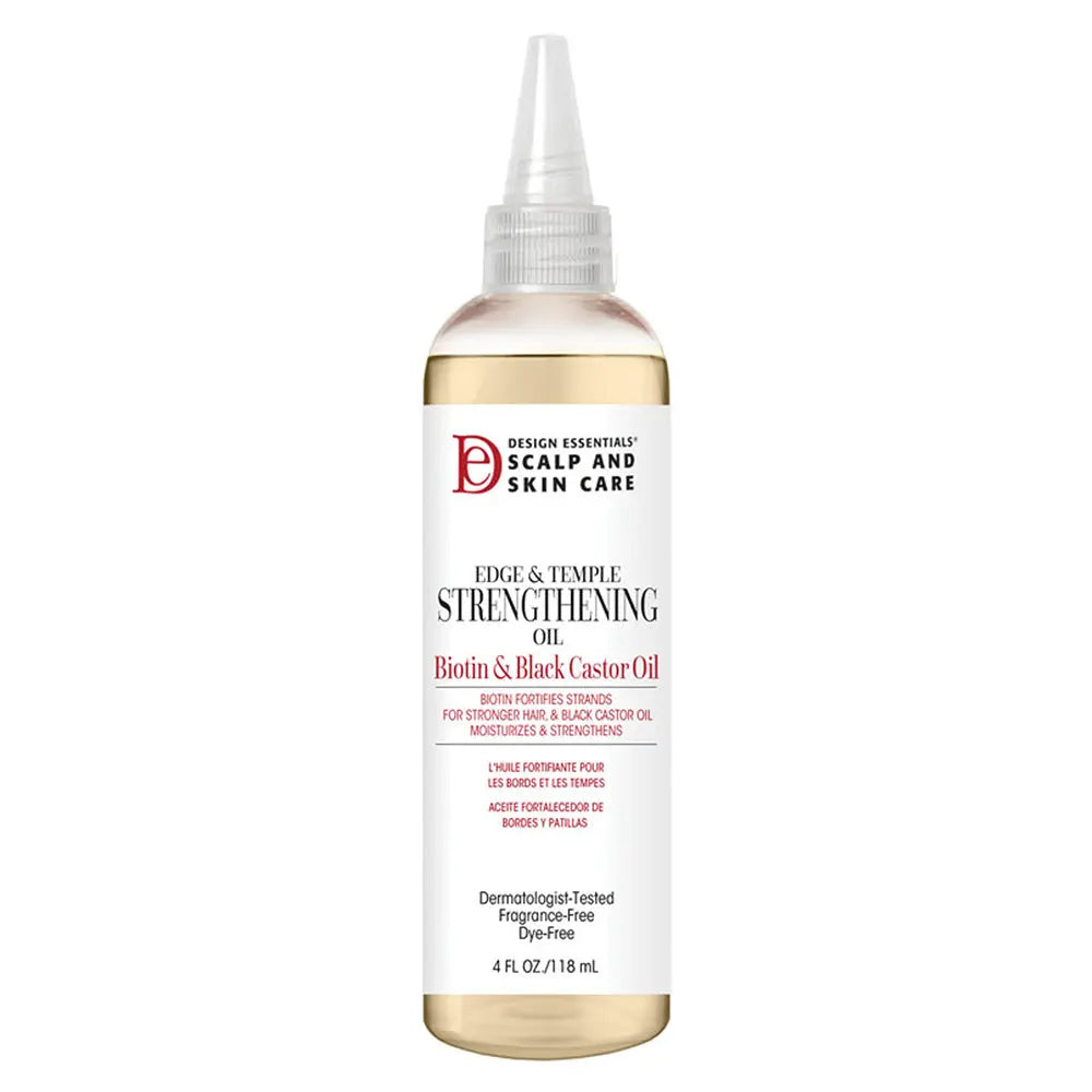 Design Essentials - Edge & Temple Strengthening Oil With Biotin And Black Castor