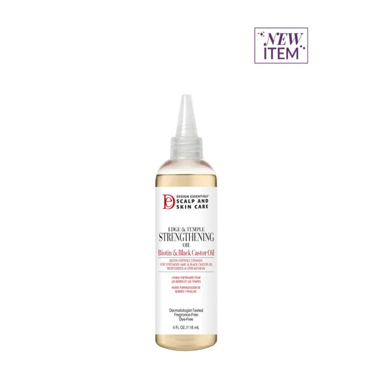 Design Essentials - Edge & Temple Strengthening Oil With Biotin And Black Castor