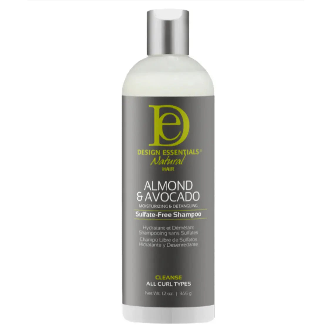 Design Essentials - Natural Almond & Avocado Moisturizing Detangling Sulfate Free Shampoo