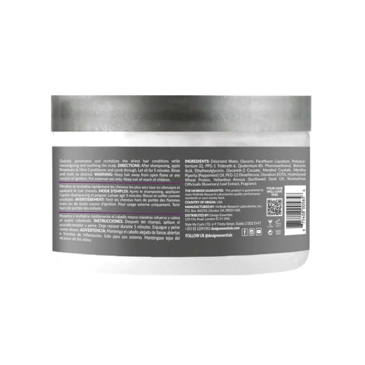 Design Essentials - Rosemary & Mint Stimulating Super Moisturizing Conditioner