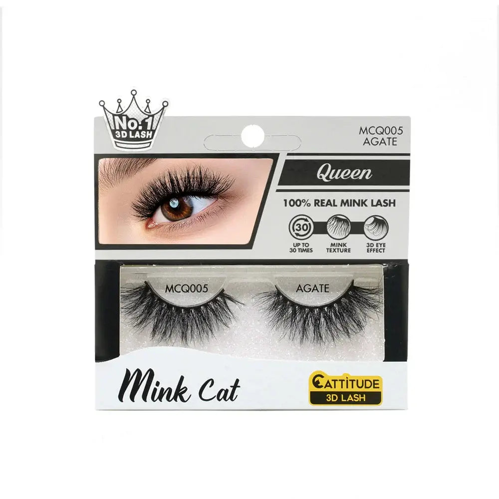 Ebin - Mink Cat Strip Eyelashes - Agate MCQ005