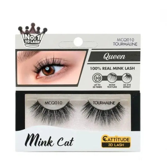 Ebin - Mink Cat Strip Eyelashes - Tourmaline MCQ010