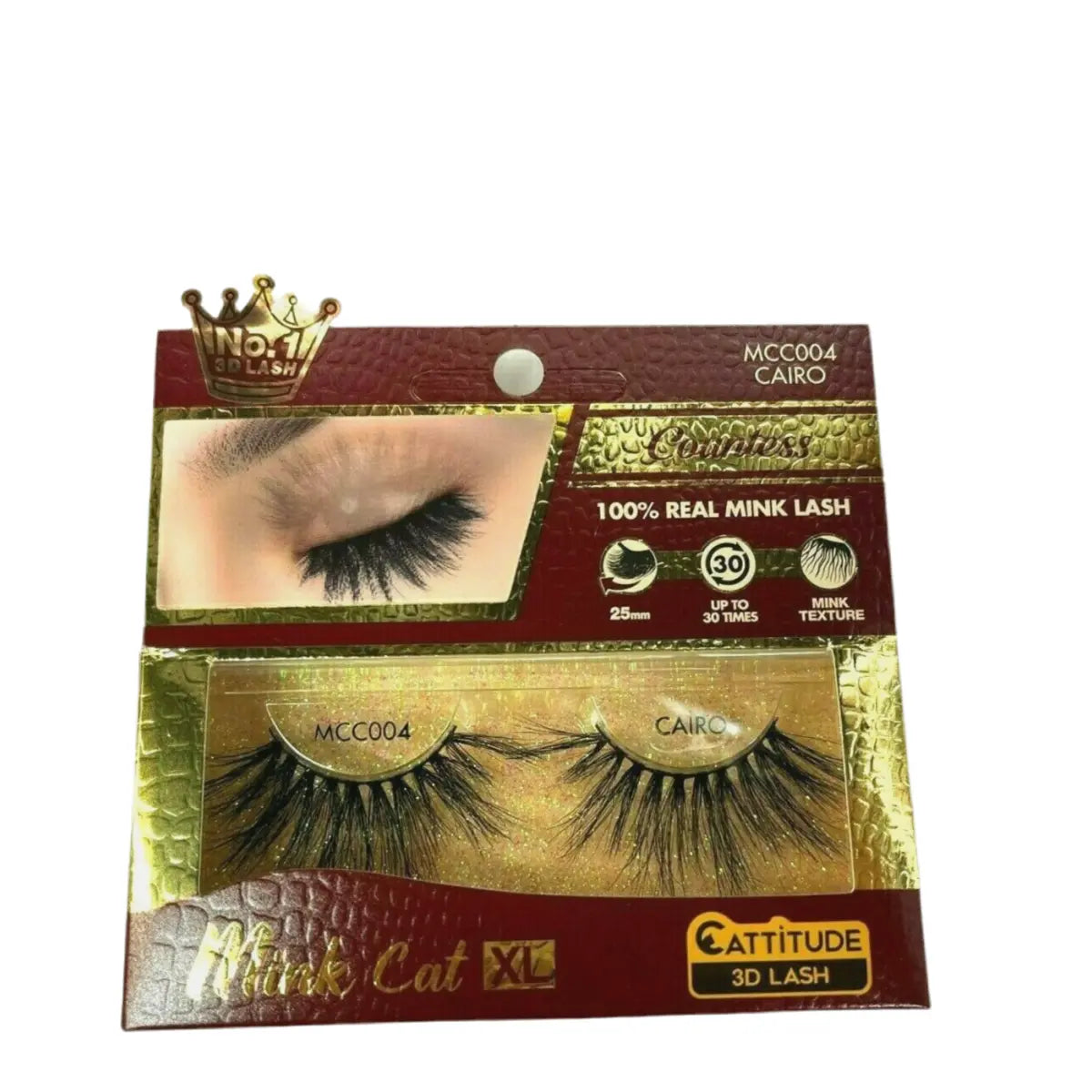 Ebin - Mink Cat XL 3D Strip Eyelashes