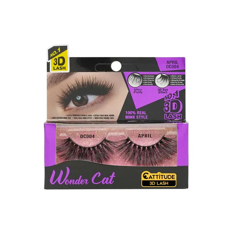 Ebin - Wonder Cat Strip Eyelashes - April OC004