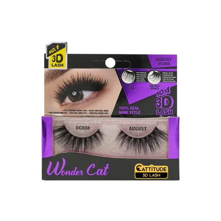 Ebin - Wonder Cat Strip Eyelashes - August OC008