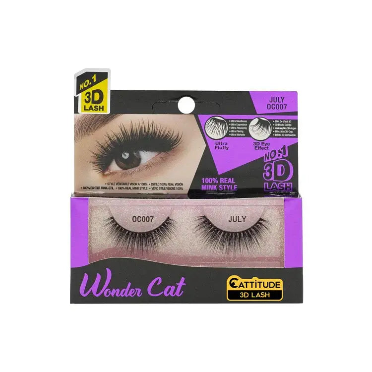 Ebin - Wonder Cat Strip Eyelashes - July OC007